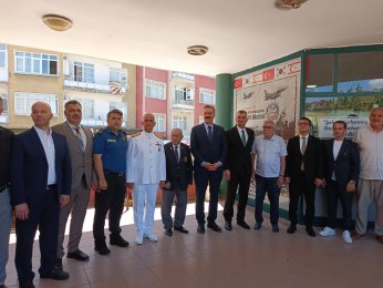 Protokolden Gazilere ziyaret