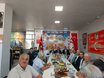 Protokolden Gazilere ziyaret