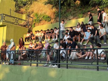 Plaj voleybolu heyecanı yaşandı
