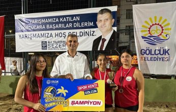 Plaj voleybolu heyecanı yaşandı