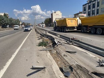 İki tır çarpıştı: 1 yaralı