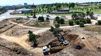 Göç alan ilçede trafiğe neşter