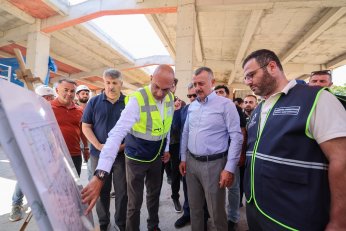Büyükakın, projeleri yerinde inceledi