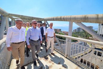 Büyükakın, projeleri yerinde inceledi