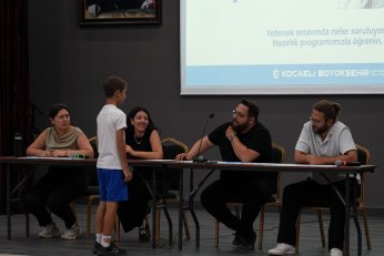 Konservatuvar sınavları öncesi rehberlik aldılar