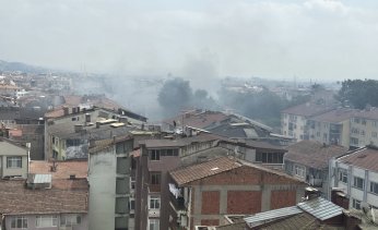 İş yerinde yangın paniği