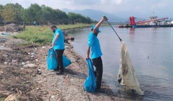 Kıyı şeritleri 10 ton atıktan arındırıldı