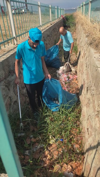 Kıyı şeritleri 10 ton atıktan arındırıldı