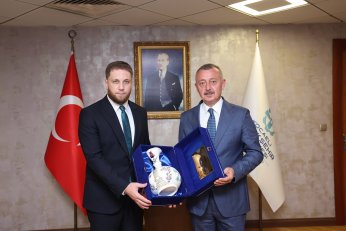 Büyükakın, Hama heyetini ağırladı