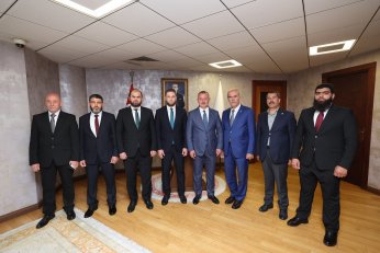 Büyükakın, Hama heyetini ağırladı