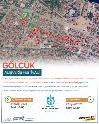 Gölcük’te festival  trafiğine düzenleme   