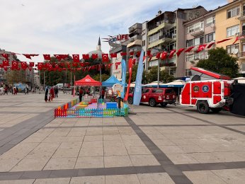 İtfaiye Haftası’nda farkındalık etkinliği