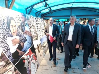 Gölcük’te, Filistin’e destek yürüyüşü
