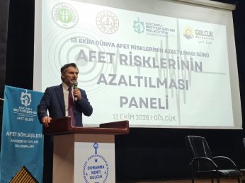 Afet risklerinin azaltılması panelde ele alındı