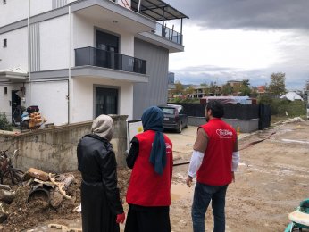 Selden etkilenenlere hane ziyaretleri