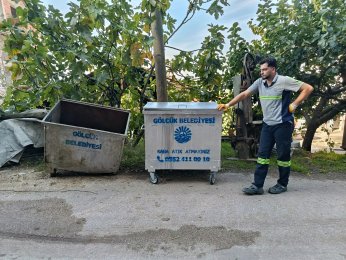 Hasarlı konteynerlere yerinde bakım-onarım