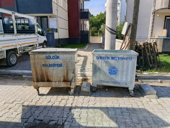 Hasarlı konteynerlere yerinde bakım-onarım