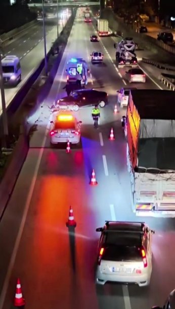 D-100’de peş peşe iki kaza