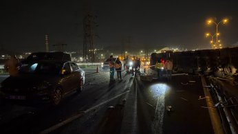 TEM’de feci kaza: 1 ölü, 2 yaralı