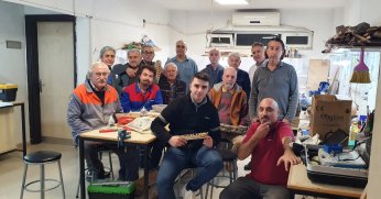 Birçok çeşit model gemi kurslarda yapılıyor