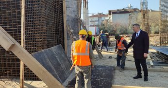 Sezer, çalışmaları yerinde inceledi