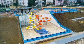 Aquapark tamam, sıra çevre düzenlemesinde
