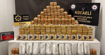 TEM'de durdurulan tırdan 99 kilo eroin çıktı