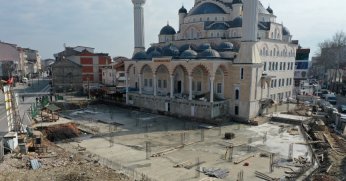 M. Ali Paşa Camii’nde  meydanın temeli atıldı