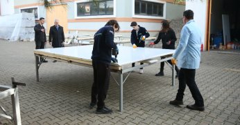 KOÜ’de modül ev üretimi sürüyor