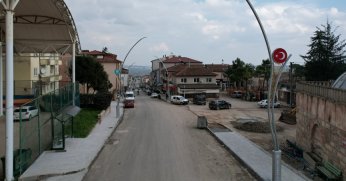 Akmeşe Menderes Caddesi yenilendi