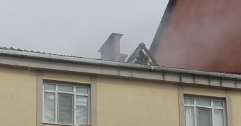 Baca yangını korkuttu