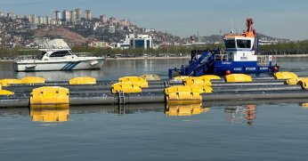 Dip çamuru temizliği için şantiye kuruldu