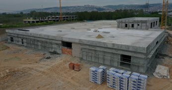 Gıda Üretim Tesisinde kaba inşaat tamam