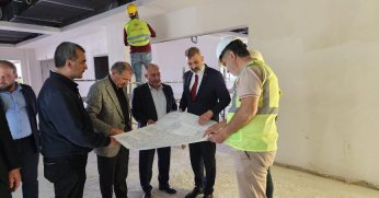 Yeni hastanede çalışmalar başladı