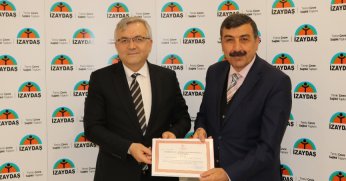 Sağlıklı yaşamı destekleyen İZAYDAŞ’a belge