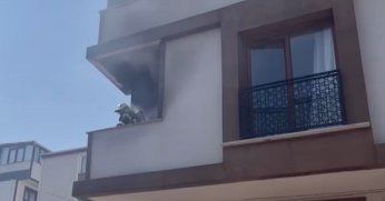 Söndürülmeyen izmarit yangına sebep oldu