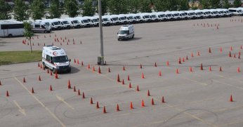 Ambulans sürüş teknikleri eğitimi tamamlandı