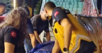 Elektrik akımına kapılan işçi korkuttu