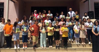 Öğrencilerin yazdığı öyküler kitaplaştırıldı