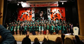 KOÜ Tıp Fakültesi’nde  mezuniyet coşkusu