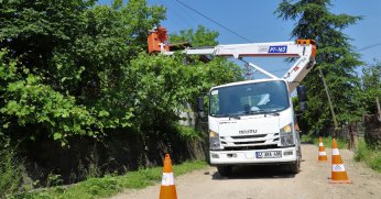 SEDAŞ, iletkenlere temas  eden ağaçları buduyor