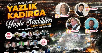 Yazlık Kadırga Şenliği  21 Temmuz’da başlıyor