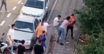 Sipariş yetiştirmeye çalışan kurye darp edildi