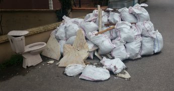 Her gün yüzlerce ton atık temizleniyor