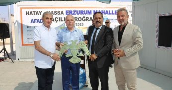 KEDFE’den Hatay’da kurulan Erzurum Mahallesi’ne destek