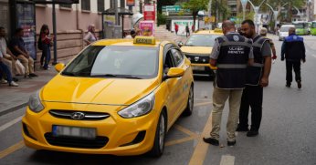 Büyükşehir ticari taksileri denetliyor