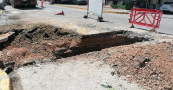 Yağmur suyu hattında yenileme yapılıyor