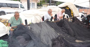 Balıkçıların yeni sezon hazırlığı