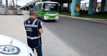 Toplu taşıma araçlarına denetimler sürüyor