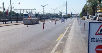 D-100 Kuzey yan yola orta refüj